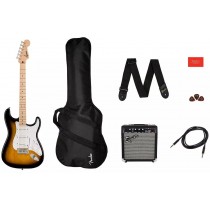 SQUIER by FENDER SONIC STRATOCASTER PACK MN 2-COLOR SUNBURST